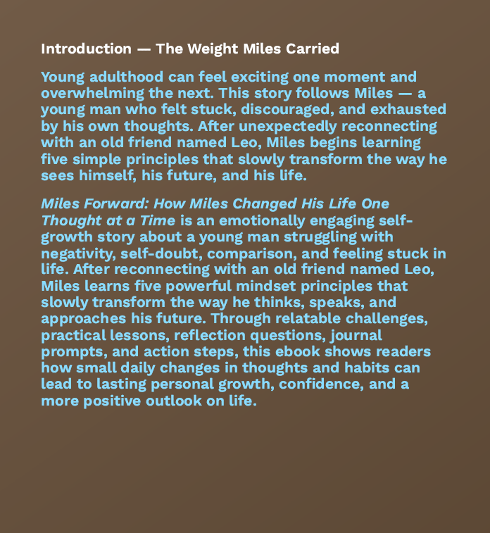 Miles Forward: ChangYour Life One Thought at a Time